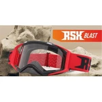 Очки кроссовые RSX Blast черно-красные с прозрачной линзой Очки кроссовые RSX Blast черно-красные с прозрачной линзой