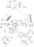 706200318 Рычаг Верхний Правый Черный Для BRP Can Am Traxter, Quest
