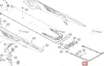 518335951 Бампер Задний Черный Для Ski Doo FREERIDE, SUMMIT 154 2026+ REV GEN5