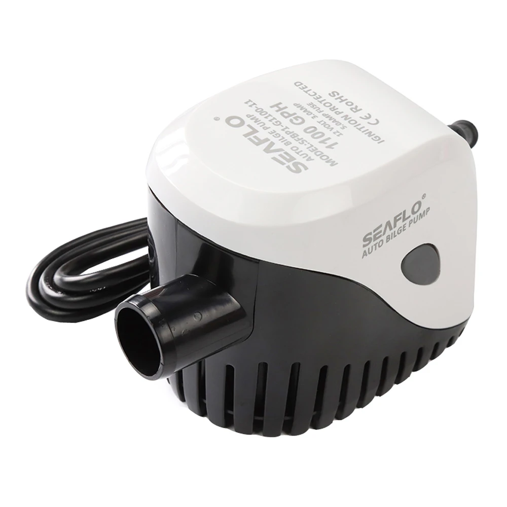 Помпа водооткачивающая автоматическая SeaFlo трюмная, 12V 1100 галлон/час, патрубок 29 мм