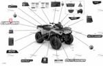 704908666 Наклейка CAN-AM