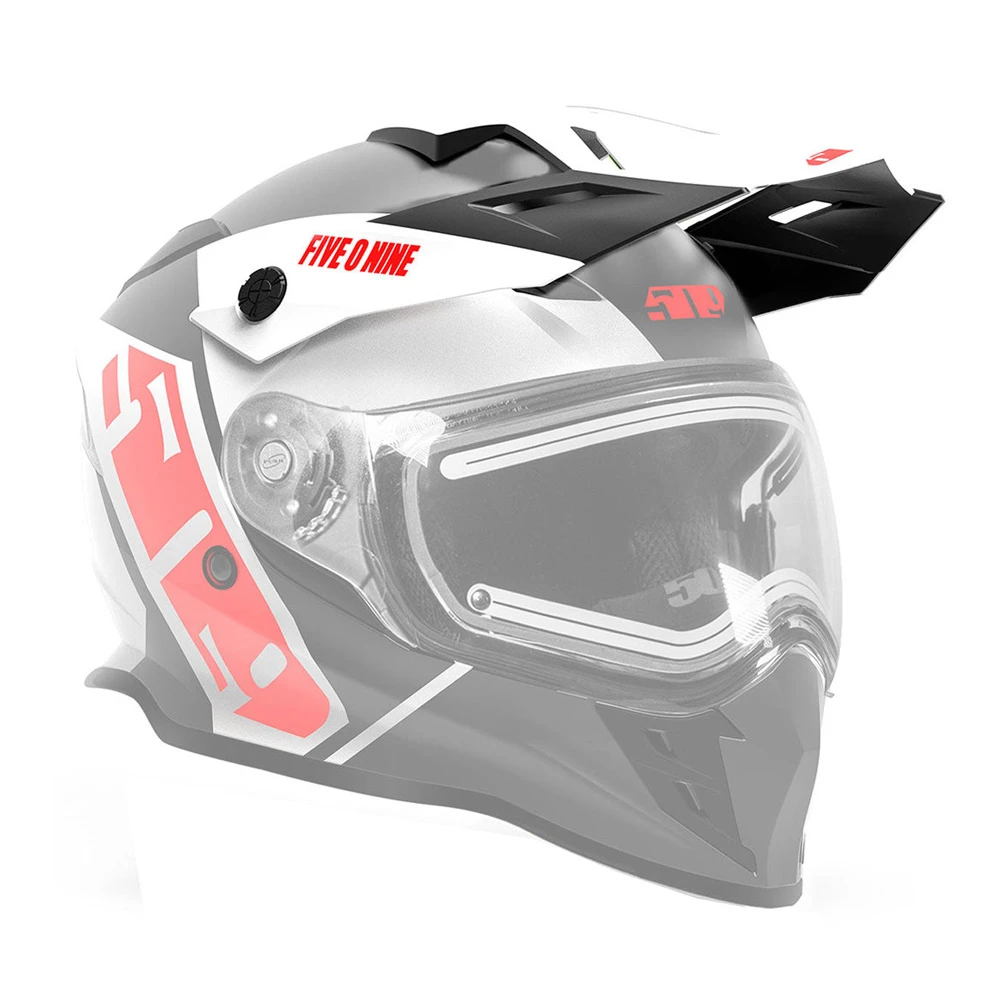 Козырек 509 Delta R3 и R3L Racing Red, OS, F01001900-000-102