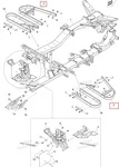 705201635 Подножка Передняя Для BRP Can Am 705202081, 705200872