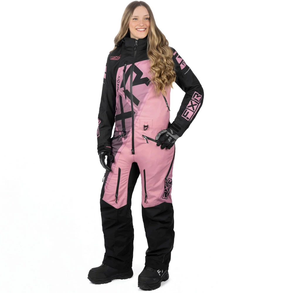 Комбинезон FXR CX F.A.S.T. с утеплителем Black/Dusty Rose, 232941-1098