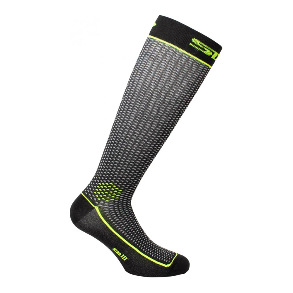 Носки SIXS LONG2 Black Carbon/Yelow, LON2-NEGI