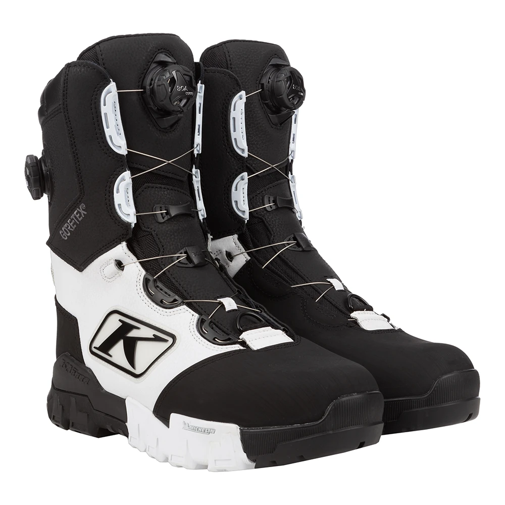 Ботинки Klim Adrenaline Pro S GTX BOA Black/White, 8, 3107-002-008-002