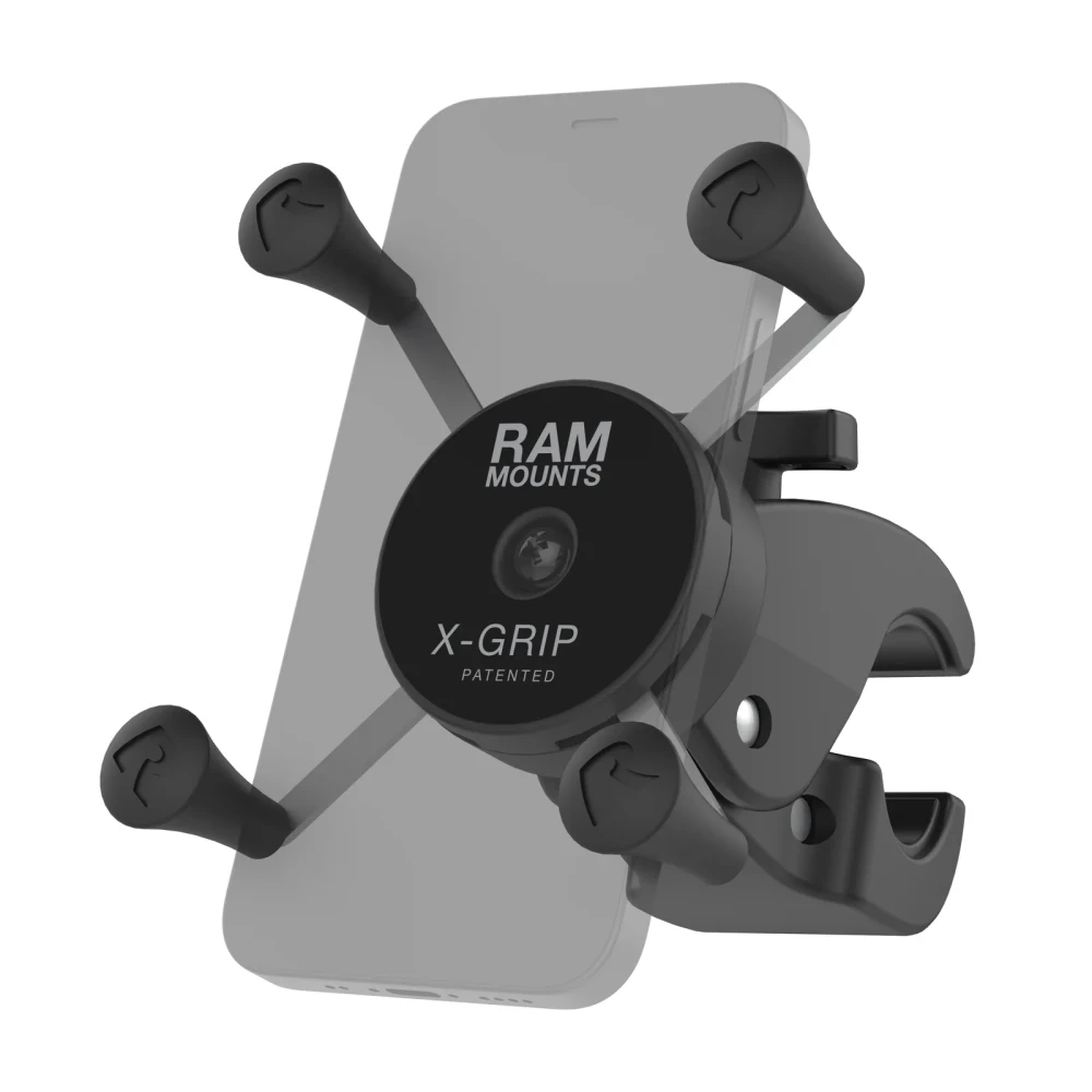 Крепление для телефона RAM MOUNTS X-Grip со струбциной Medium Tough-Claw 25 - 41 мм, RAM-HOL-UN7-404-2U