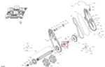 504154893 Адаптер КПП для снегоходов Ski-Doo 504154893