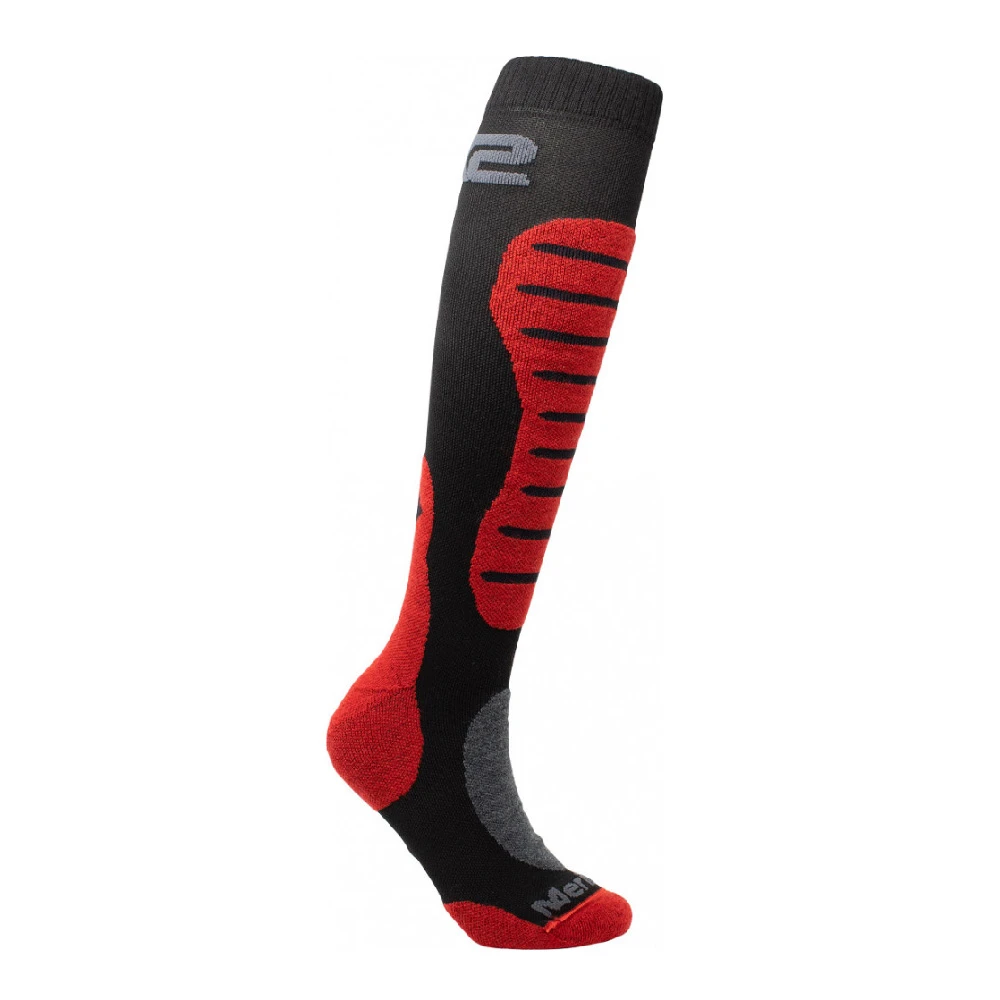 Носки SIXS MOT S Merinos Red/Black, MOT-S-M-1001