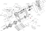 504152570 Цепь КПП 100 Звеньев Для Ski Doo SKANDIC, EXPEDITION