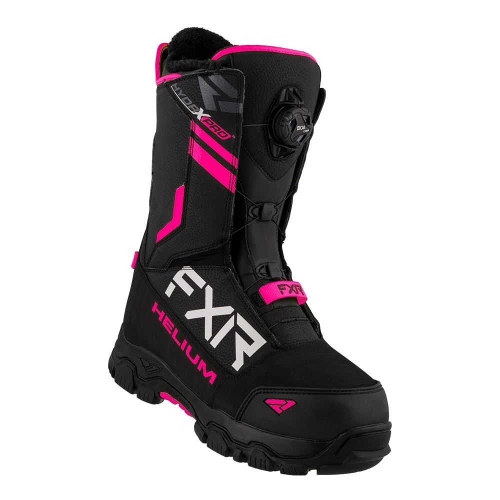 Ботинки женские FXR Helium BOA Black/Fuchsia 210705-1090