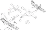 505075552 Рычаг Верхний Правый Черный Для BRP LYNX