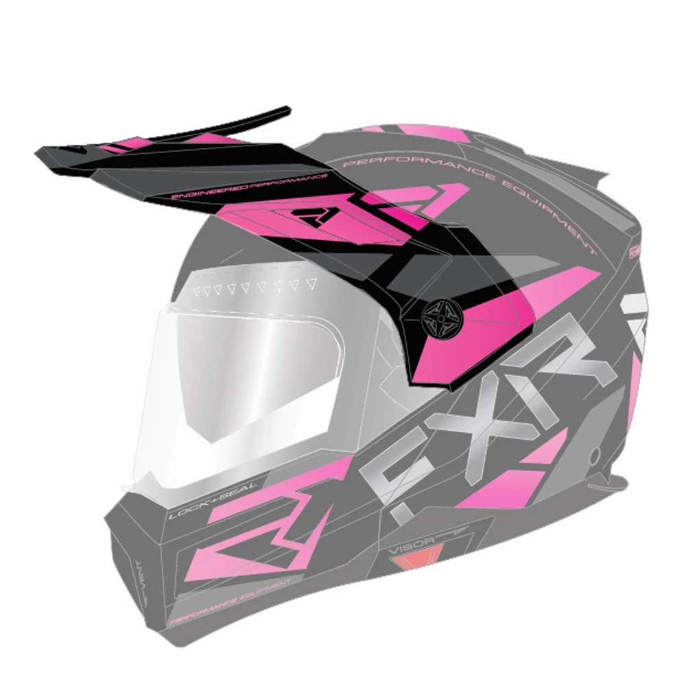 Козырек FXR Maverick Modular Team Black/Charcoal/Fuchsia, 201744-1090-00