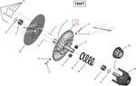 707001768 Щека Ведомого Вариатора Для BRP Can Am Maverick 707001812