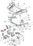 705003654 Крепление Переднего Бампера Для BRP Can Am OUTLANDER 705002808