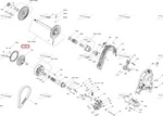 VEL Венец Стартера Зубчатый Для Ski Doo 417222952, 417223739
