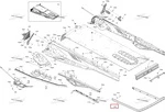 518331043 Бампер Задний Черный Для Ski Doo EXPEDITION, SKANDIC SPORT 600 EFI