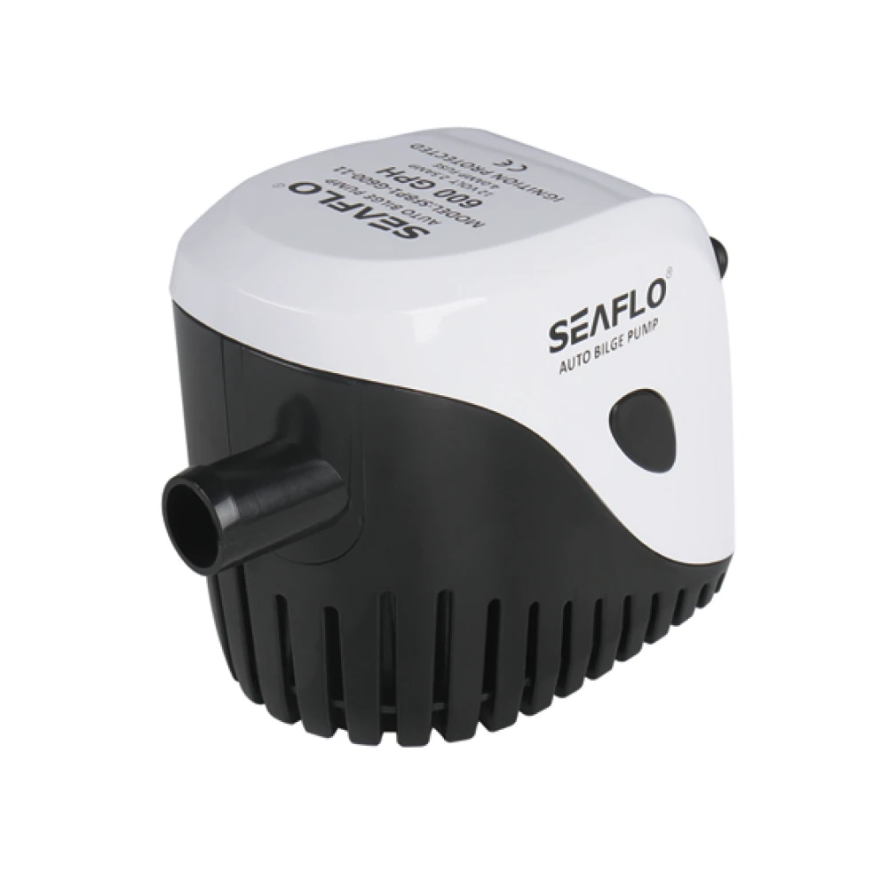 Помпа водооткачивающая автоматическая SeaFlo трюмная, 24V 600 галлон/час, патрубок 19 мм