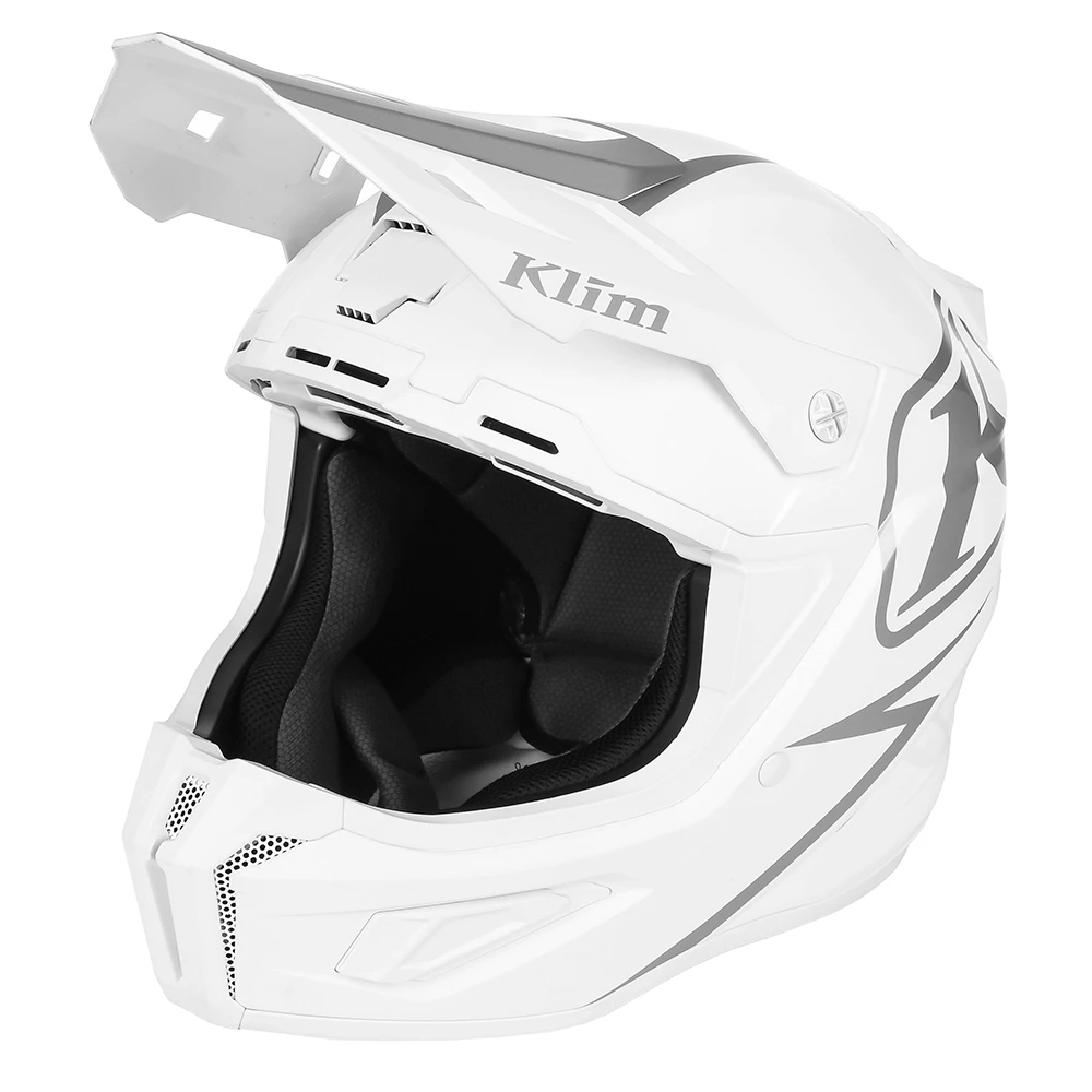 Шлем Klim T1 Freeride без подогрева Solid Matte White, 4155-000-002