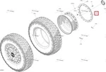 705403701 Кольцо Бедлока Колесного Диска Для BRP Can Am Maverick R
