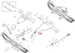 505075770 Рычаг Нижний Левый Черный Для BRP Lynx