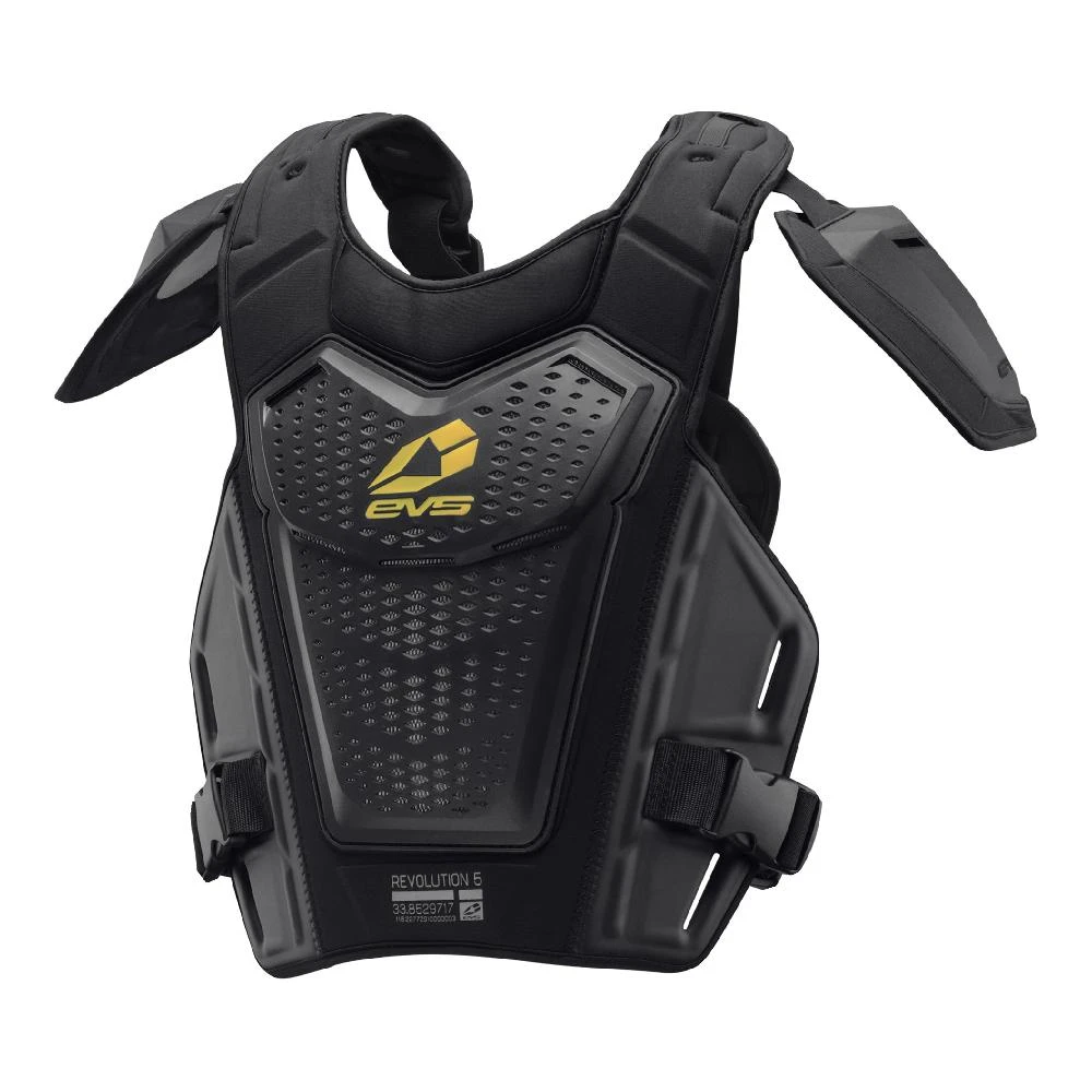 Жилет защитный EVS Revo 5 Black/Hi-Viz, RV5-BK