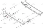503194901 Пружина Скребка Охлаждения Правая Для Ski Doo